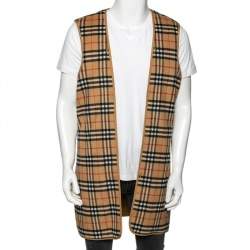 Pre Owned Burberry Antique Yellow Regular Chelsea and Kensington Fit Heritage Coat Warmer XL