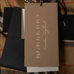 Pre Owned Burberry Grey Cotton Double Breasted Belted Lightweight Trench Coat XL