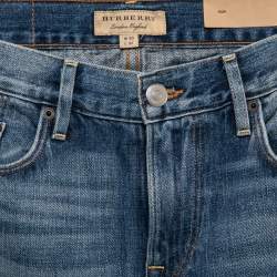 Pre Owned Burberry Blue Denim Slim Fit Jeans M Waist 31" 