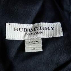 Burberry Black Virgin Wool Trousers M