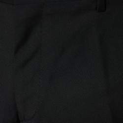 Burberry Black Virgin Wool Trousers M
