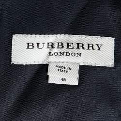 Burberry Black Virgin Wool Trousers M