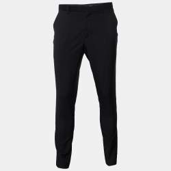 Burberry Black Wool Trousers XL