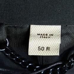 Burberry Black Wool Regular Suit L
