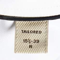 مملوكة مسبقًا Burberry White Cotton Button Front Shirt M