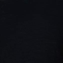 Burberry Black Wool V-Neck Sweater M