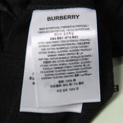 Burberry Black Cotton Jogger Pants S Waist 29"