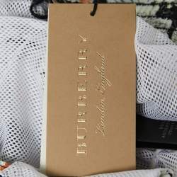 Burberry Black Floral Synthetic Swim Shorts M