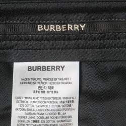 Burberry Black Cotton Bermuda Shorts XL