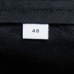 Burberry Black Cotton Stripe Detail Dan Shorts M
