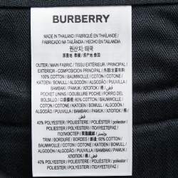 Burberry Black Cotton Stripe Detail Dan Shorts M