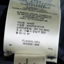 Burberry Black Wool Tapered Leg Pants M