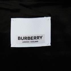 Burberry Brown Checked Wool Tailored Trousers M