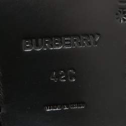 Burberry Black Leather Brogues Derby Size 42