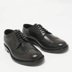 Burberry Black Leather Brogues Derby Size 42