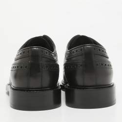 Burberry Black Leather Brogues Derby Size 42