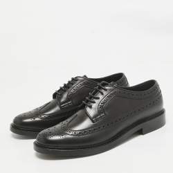 Burberry Black Leather Brogues Derby Size 42