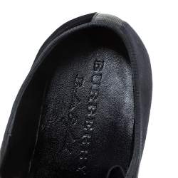 Pre Owned Burberry Black Velvet Menning Derby Size 45