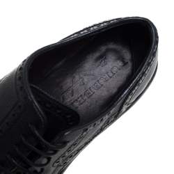Burberry Black Brogue Leather Rayford Derby Size 43