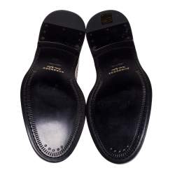 Burberry Black Brogue Leather Aleighton Lace Up Derby Size 40.5
