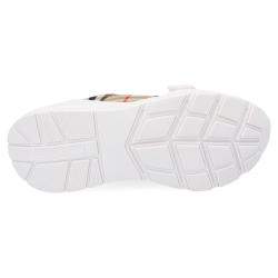 Pre Owned Burberry Check Canvas Regis Chunky Sneakers Size EU 43