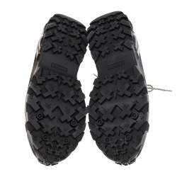 Burberry Grey Suede And Rubber Arthur Sneakers Size 44.5