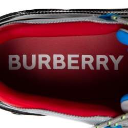 Burberry Grey Suede And Rubber Arthur Sneakers Size 44.5