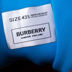 Burberry Grey Suede And Rubber Arthur Sneakers Size 43.5