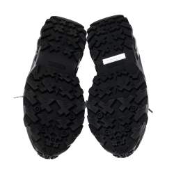 Burberry Grey Suede And Rubber Arthur Sneakers Size 43.5