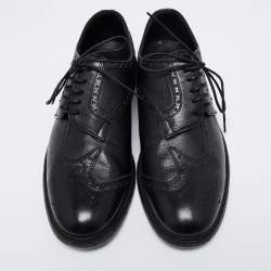 Pre Owned Burberry Black Brogue Leather Rayford Derby Size 43