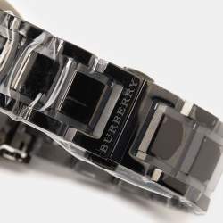 Burberry Grey Ion Plated Stainless Steel The City BU9007 Men's Wristwatch 38 mm