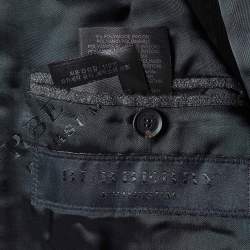 Burberry Prorsum Grey Wool Single Breasted Blazer S