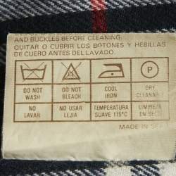 Burberry Prorsum Navy Wool Double Breasted Coat XL