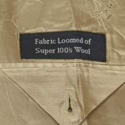 Pre Owned Burberry Prorsum Green Wool Single Breasted Blazer 3XL