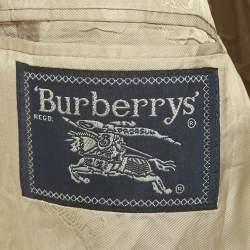 Pre Owned Burberry Prorsum Green Wool Single Breasted Blazer 3XL