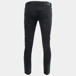 Pre Owned Burberry Prorsum Black Denim Jeans M Waist 32"