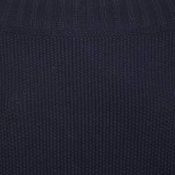 Burberry Prorsum Navy Blue Wool Boat Neck Sweater M
