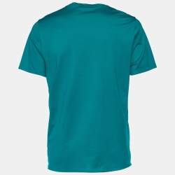مملوكة مسبقًا Burberry Sport Green Jersey Logo Print T-Shirt XXL