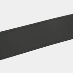 Burberry Black Glossy Leather Buckle Belt 120CM
