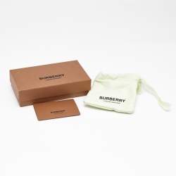 Burberry Logo Detail Silver Tone Necklace