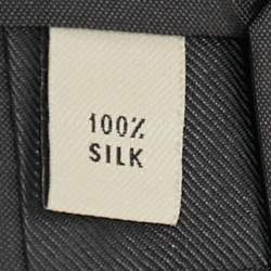 Burberry Grey Novacheck Silk Tie 