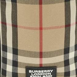 Pre Owned Burberry Beige Vintage Check Canvas Phone Case
