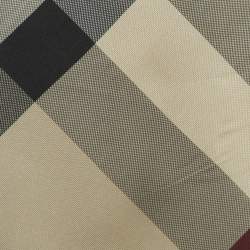 Pre Owned Burberry Beige/Black Nova Check Silk Tie