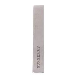 Pre Owned Burberry Silver Tone Mother of Pearl Inlay Tie Bar