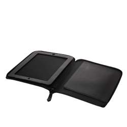 Burberry Brown Smoked Check Coated Canvas and Leather Tablet iPad 2 Case   
