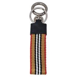 Burberry Archive Beige Icon Stripe Key Ring