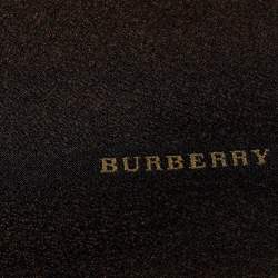Burberry Metallic Ombre Brown Stripe Silk Tie