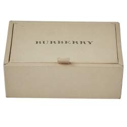 Pre Owned Burberry Nova Check Silver Tone Money Clip