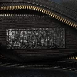 Burberry London Check Coated Canvas And Leather Travel Pouch