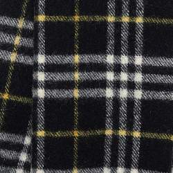 Burberry Black Castleford Check Lambwool Scarf